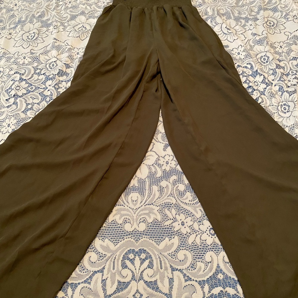 Stretch polyester pants